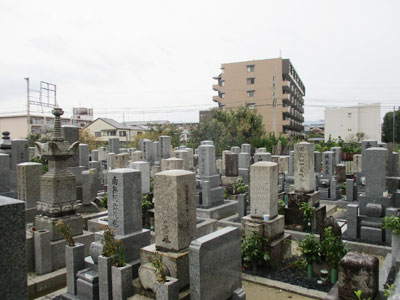 京都市伏見区にあるお墓、向島西堤共同墓地