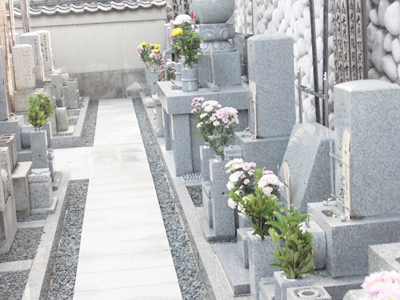京都市中京区にあるお墓、専徳寺境内墓地